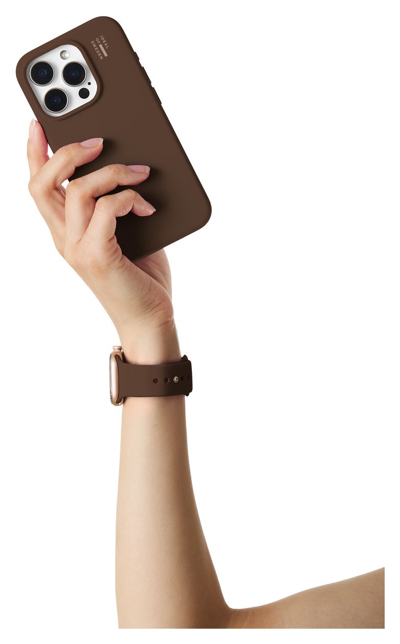 Silicone Watch Band Armband 20 mm Apple Watch 38/40/41/42 (Series10) - M/L  (Braun) 