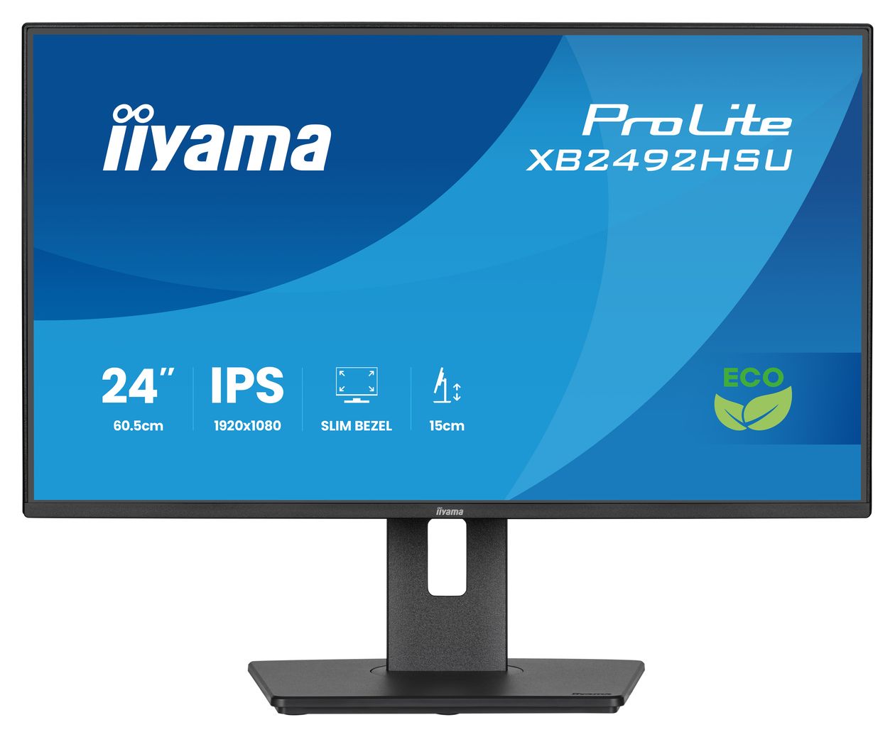 ProLite XB2492HSU-B1 Full HD Monitor 60,5 cm (23.8 Zoll) 16:9 3 ms 300 cd/m²  (Schwarz) 