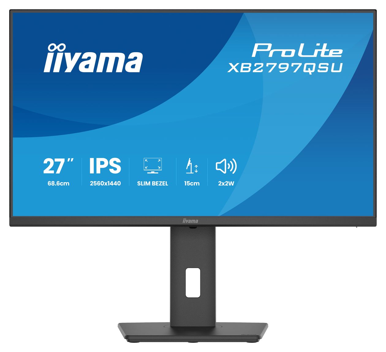 ProLite XB2797QSU-B1 Quad HD Monitor 68,6 cm (27 Zoll) 16:9 1 ms 350 cd/m²  (Schwarz) 