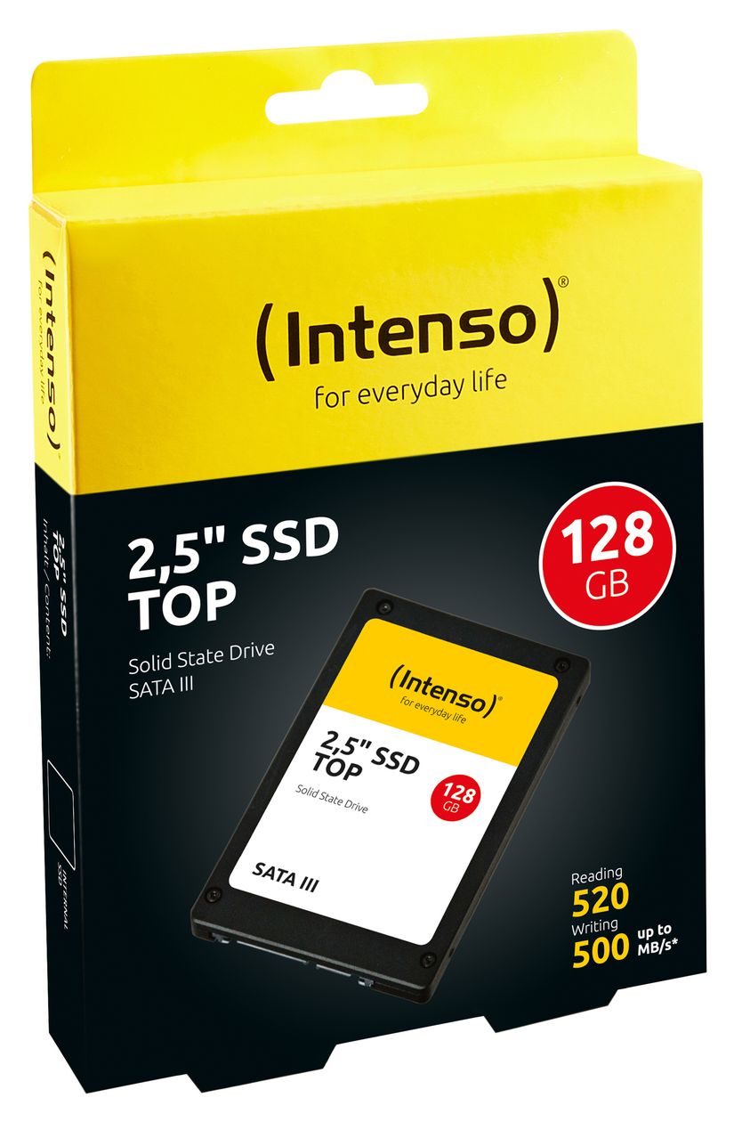 Top 128 GB SSD Serial ATA III 2.5"  (Schwarz) 