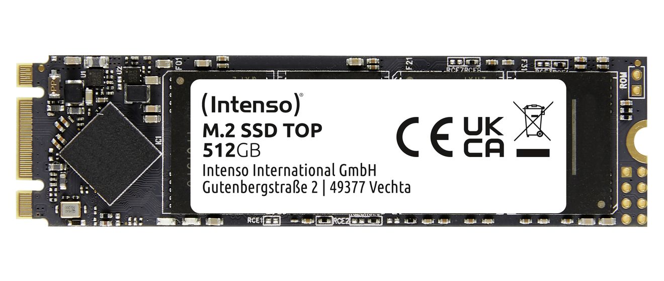 Top 512 GB SSD Serial ATA III M.2  (Grün) 
