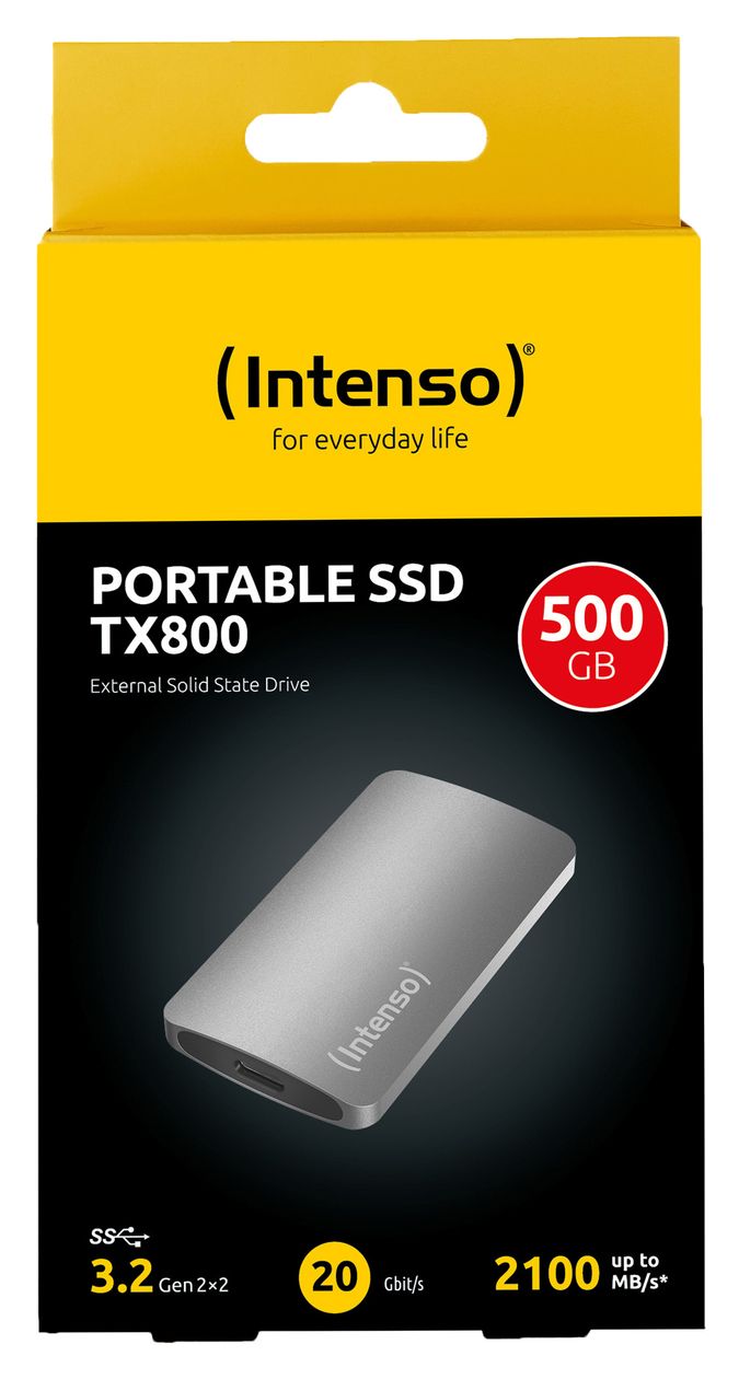 TX800 500 GB SSD  (Anthrazit) 