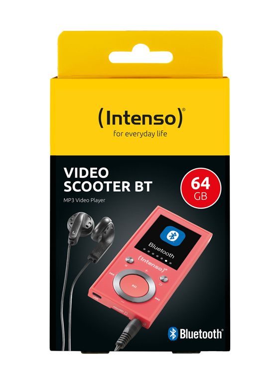Video Scooter BT MP3 Spieler 16 GB  (Pink) 