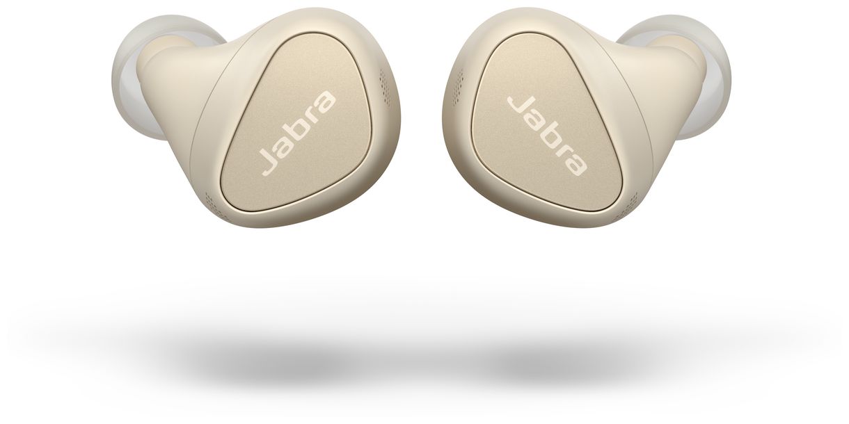 Elite 5 In-Ear Bluetooth Kopfhörer Kabellos TWS IP55 (Beige, Gold) 