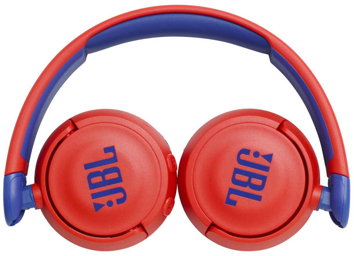 Jr310BT Ohraufliegender Bluetooth Kopfhörer kabellos 30 h Laufzeit (Rot) 