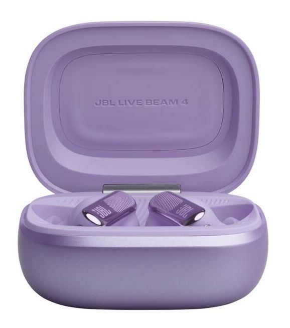 Live Beam 4 In-Ear Bluetooth Kopfhörer kabellos 10 h Laufzeit IP55  (Violett) 