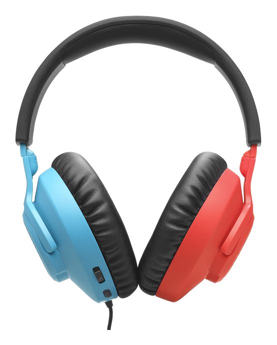 Quantum 100N Over Ear Kopfhörer Kabelgebunden  (Blau, Rot) 