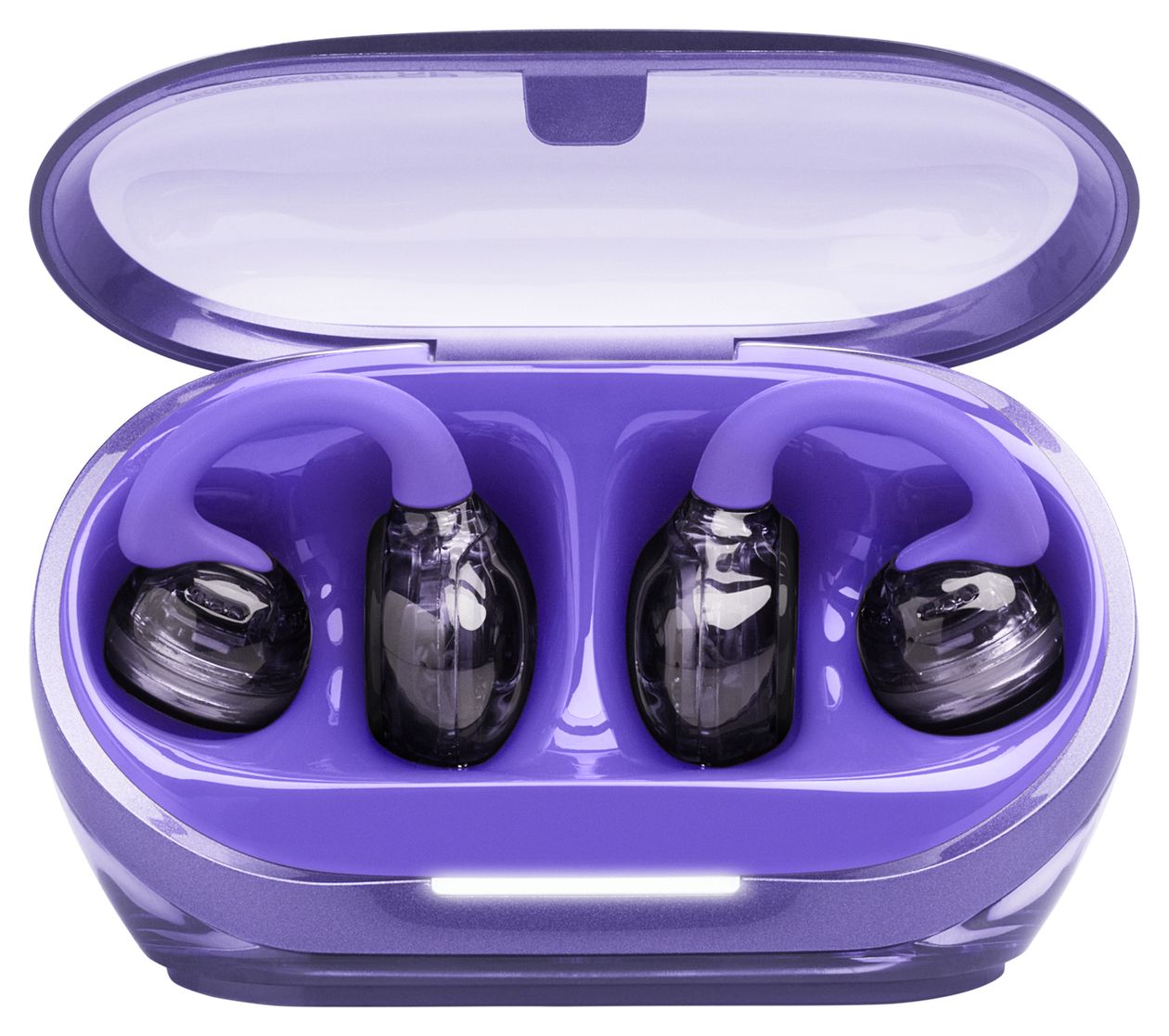 Soundgear Clips In-Ear Bluetooth Kopfhörer Kabellos TWS 8 h Laufzeit IP54  (Violett) 