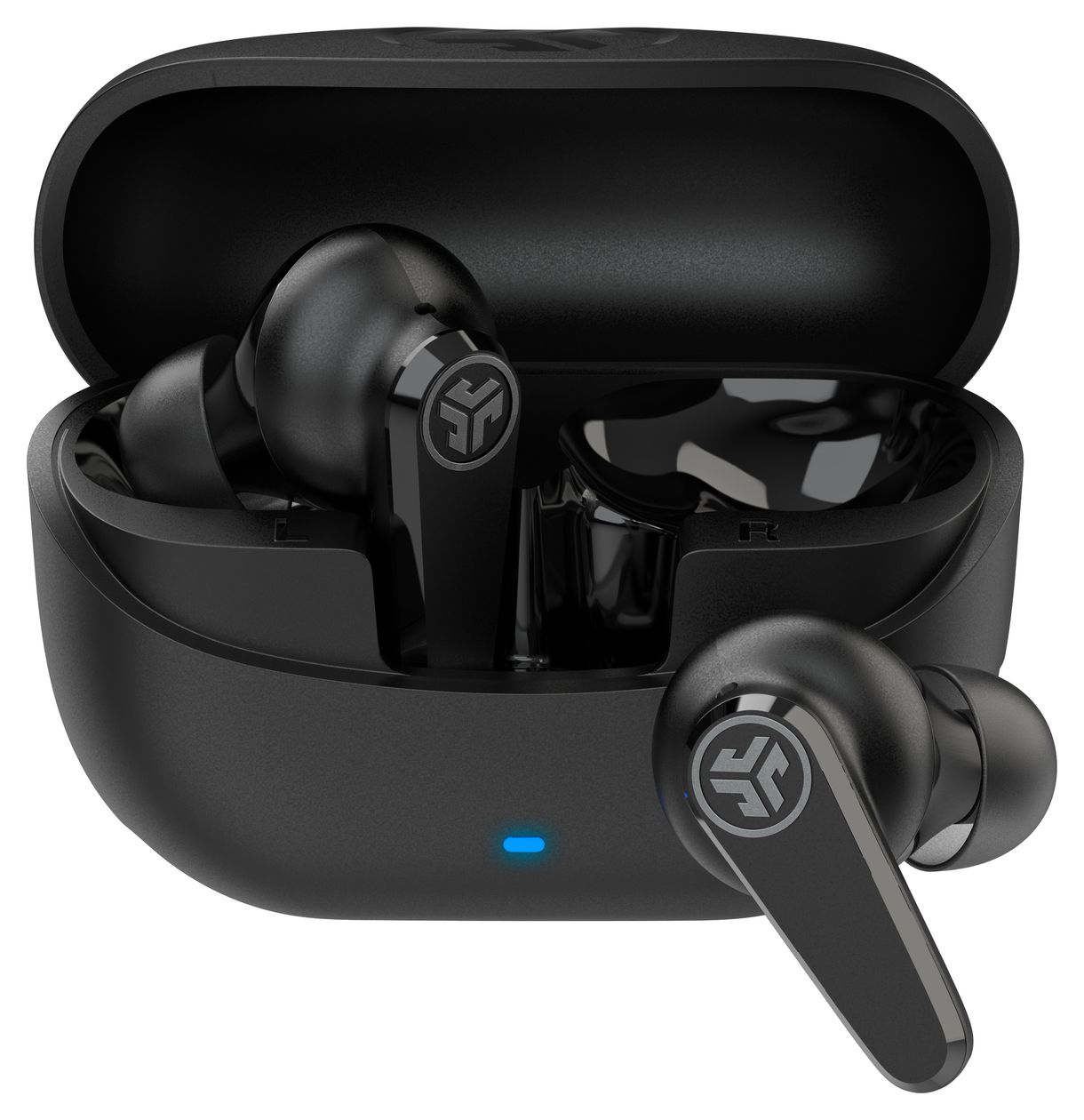 Go Pods ANC In-Ear Bluetooth Kopfhörer Kabellos TWS 26 h Laufzeit IP55 USB Typ-C  (Schwarz) 