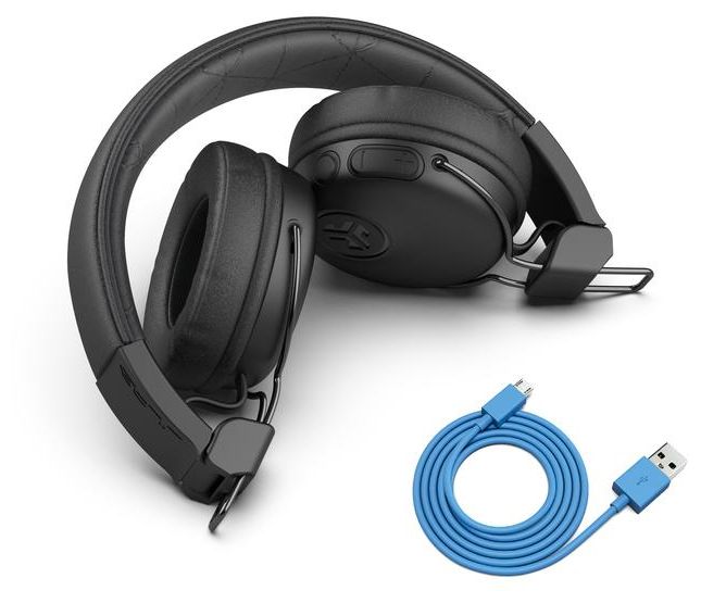 Studio Wireless Ohraufliegender Bluetooth Kopfhörer kabelgebunden&kabellos (Schwarz) 