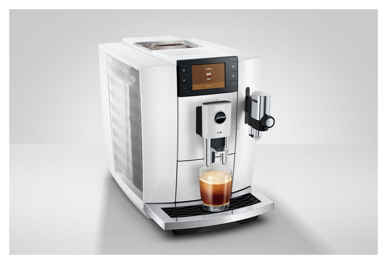 E8 Kaffeevollautomat 15 bar 1,9 l AutoClean  (Weiß) 