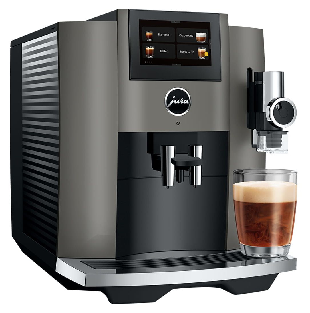 S8 Kaffeevollautomat 15 bar 1,9 l 280 g AutoClean (Dark Inox) 