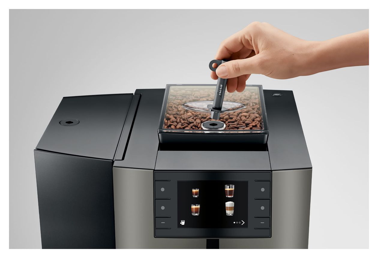 X10 (EB) Kaffeevollautomat 15 bar 2,8 l 500 g  (Stahl, Schwarz) 