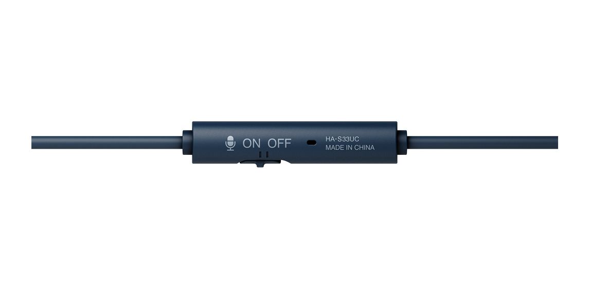 HAS33UC Ohraufliegender Kopfhörer Kabelgebunden USB Typ-C  (Schwarz, Blau) 