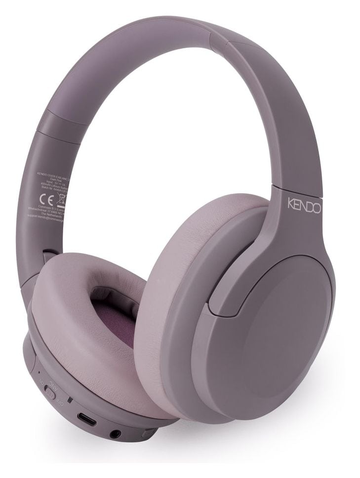 26EX ANC Over Ear Bluetooth Kopfhörer kabelgebunden&kabellos 20 h Laufzeit USB Typ-C  (Dunkelrosa) 