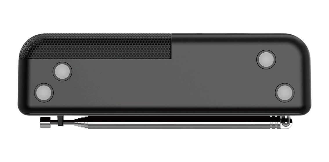 CR-M33DAB Bluetooth DAB, DAB+, FM Radio Tragbar  (Schwarz) 