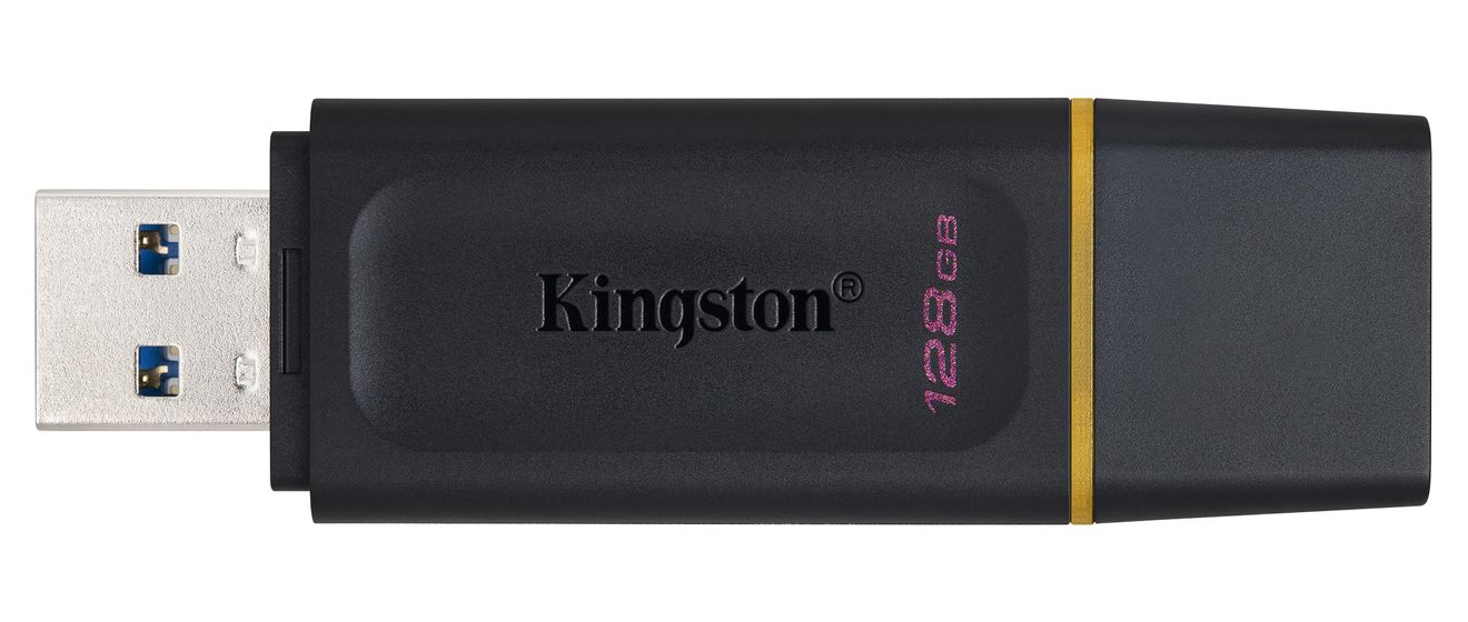 DataTraveler Exodia USB Typ-A Stick 128 GB  (Schwarz, Gelb) 