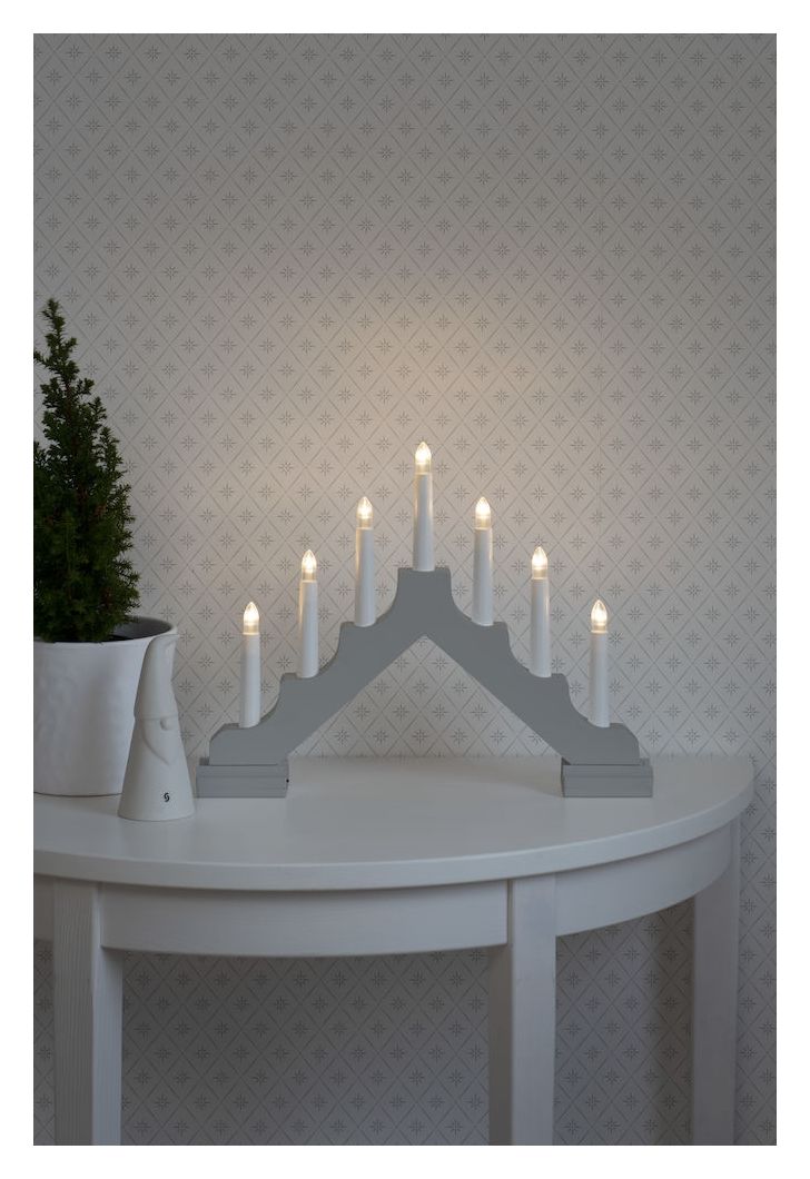 2322-205 Santa und Kinder mit Musik 14,5cm LED 280 mm Warmweiß Batterie/Akku 