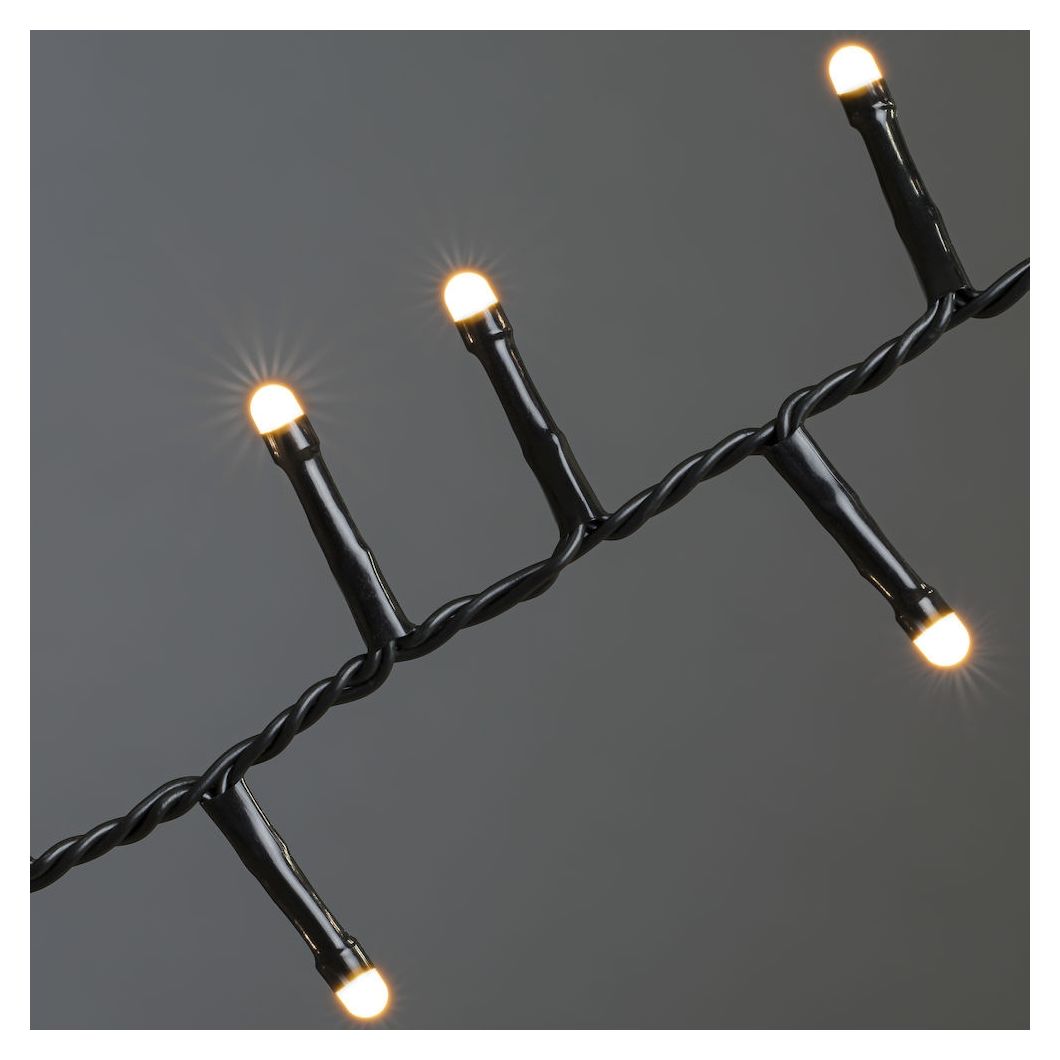 3875-830 Büschellichterkette Cluster 200 LED 2100 K Bernstein DC 