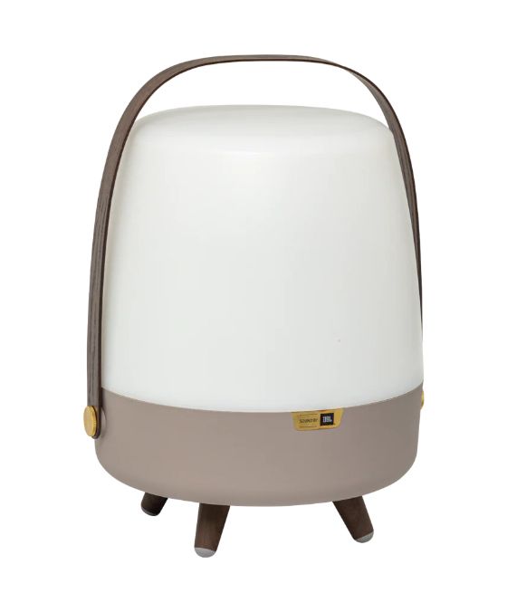 Lite-up Play 2.0 10 W Bluetooth Lautsprecher Laufzeit bis 11 h  (Beige, Weiß, Holz) 