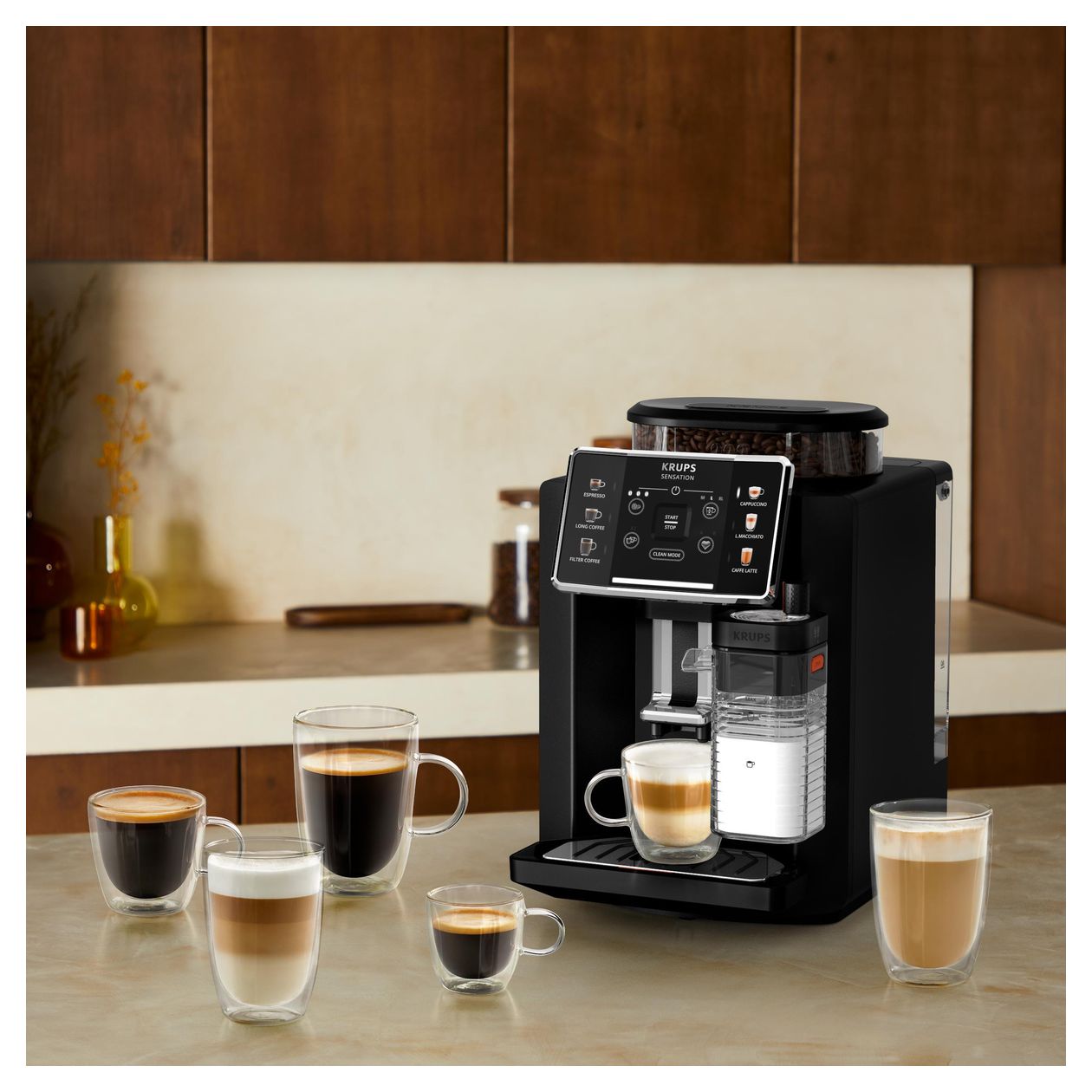 EA9128D Sensation Milk Kaffeevollautomat  (Schwarz) 