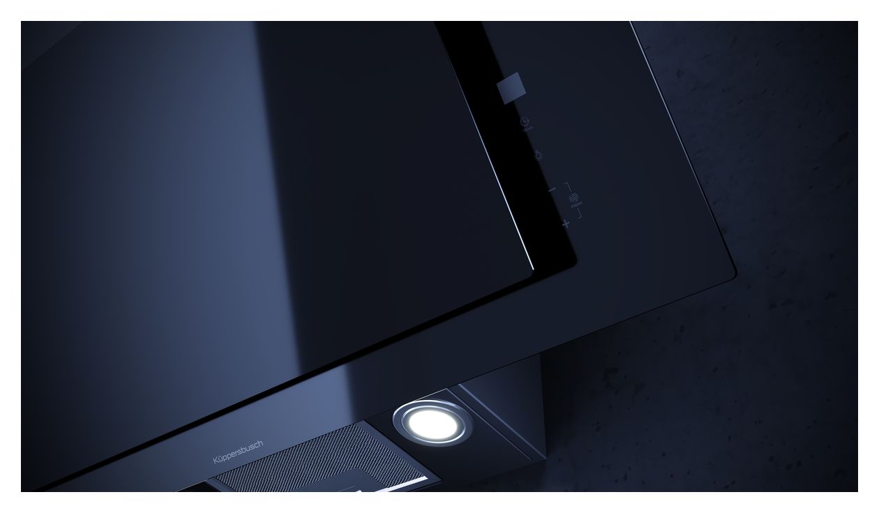 DW9250.0S Abluft/Umluft Dunstabzugshaube/Esse Wand 90 cm (Schwarz) 