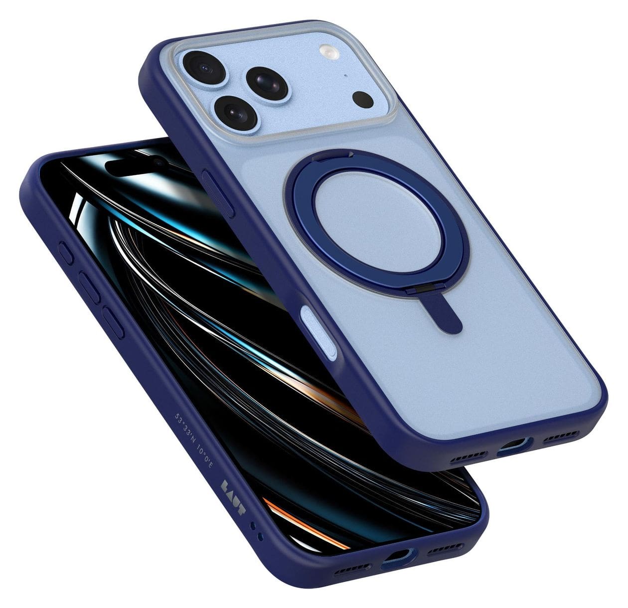 Flexi Protect Cover für Apple iPhone 18 Pro Max  (Navy, Blau) 