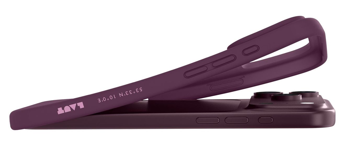 Huex Slim Cover für Apple iPhone 18 Pro Max  (Burgund) 