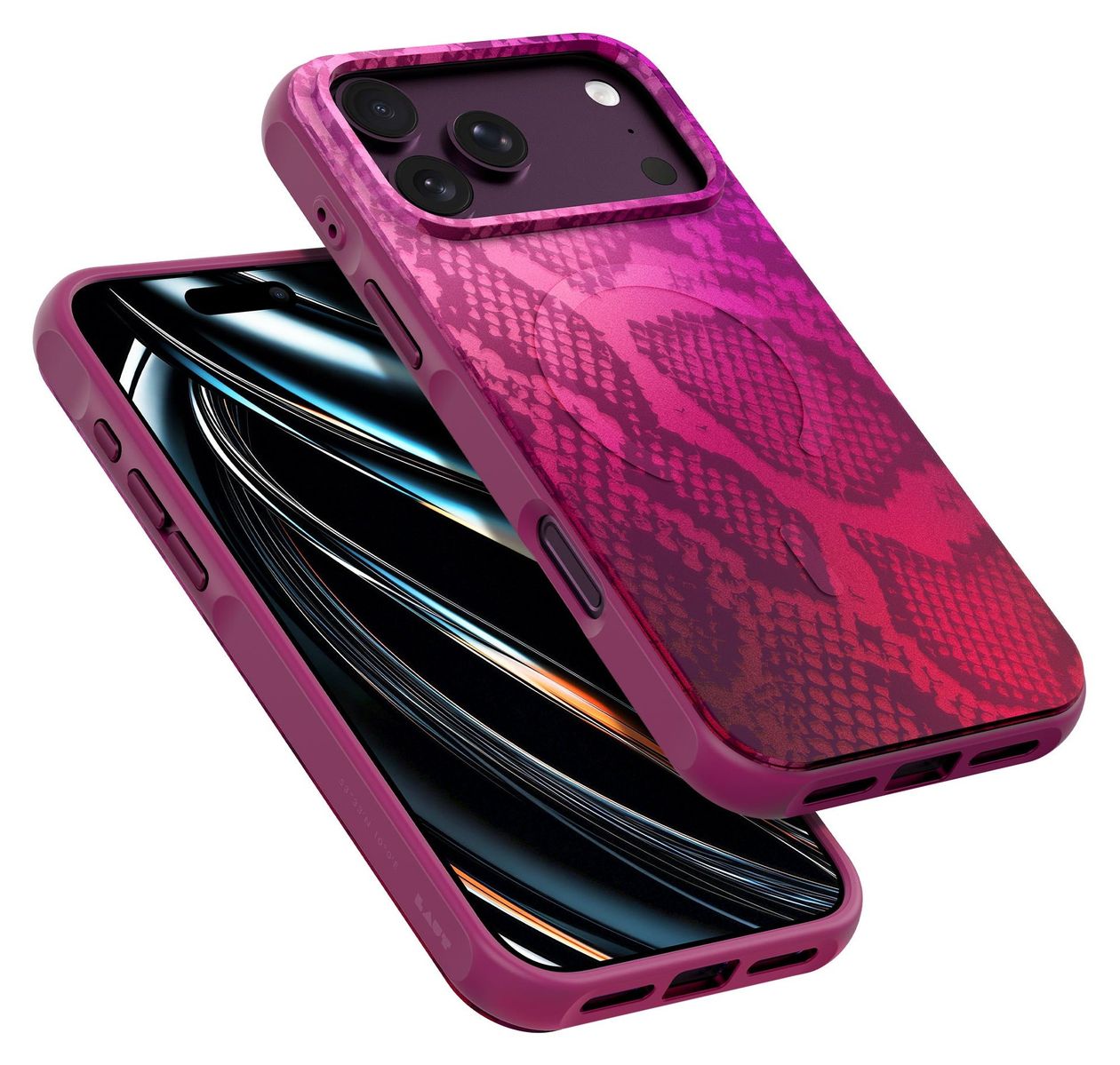 Huex Wave Cover für Apple iPhone 18 Pro  (Mehrfarbig) 