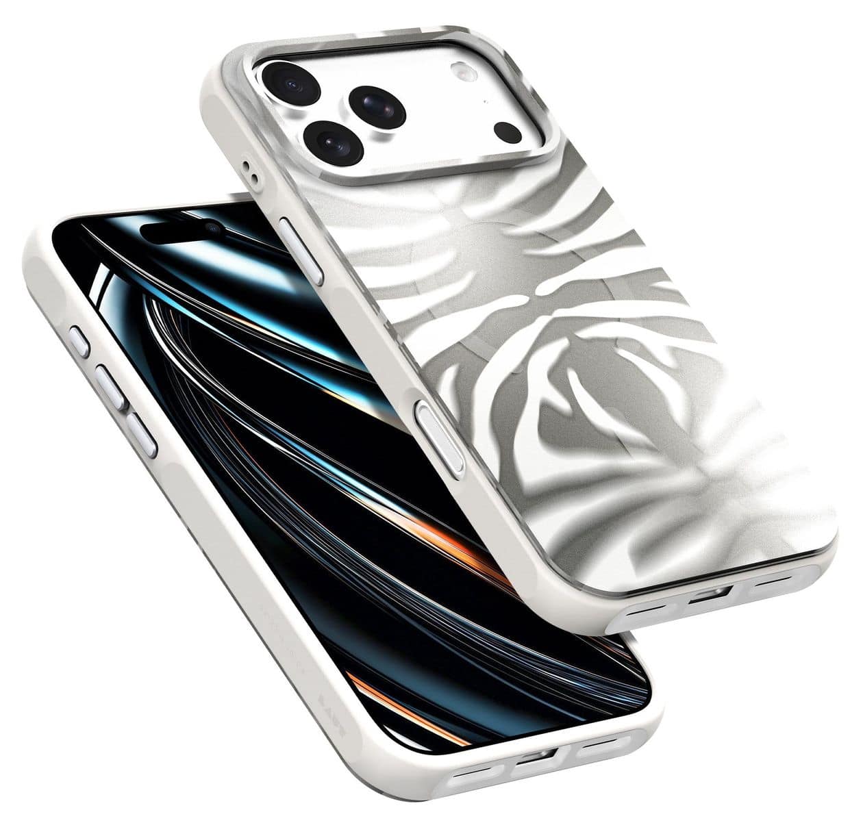 Huex Wave Cover für Apple iPhone 18 Pro  (Mehrfarbig) 