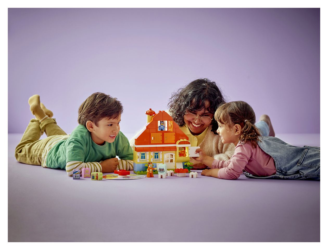 Blueys Familienhaus mit Memory-Spiel 