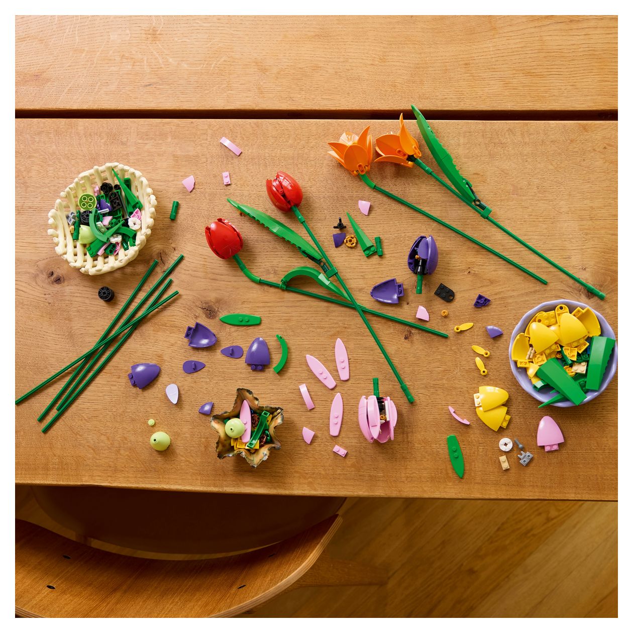 Botanicals Tulpenstrauß Bauset 576 Teile  (Mehrfarbig) 