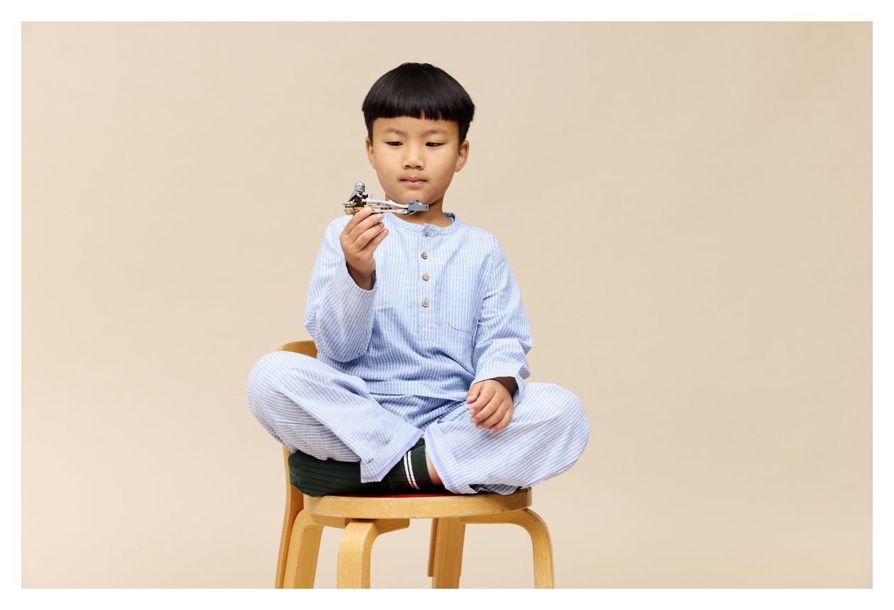 Der Mandalorianer und Grogu auf ihrem Speeder Bike™ 