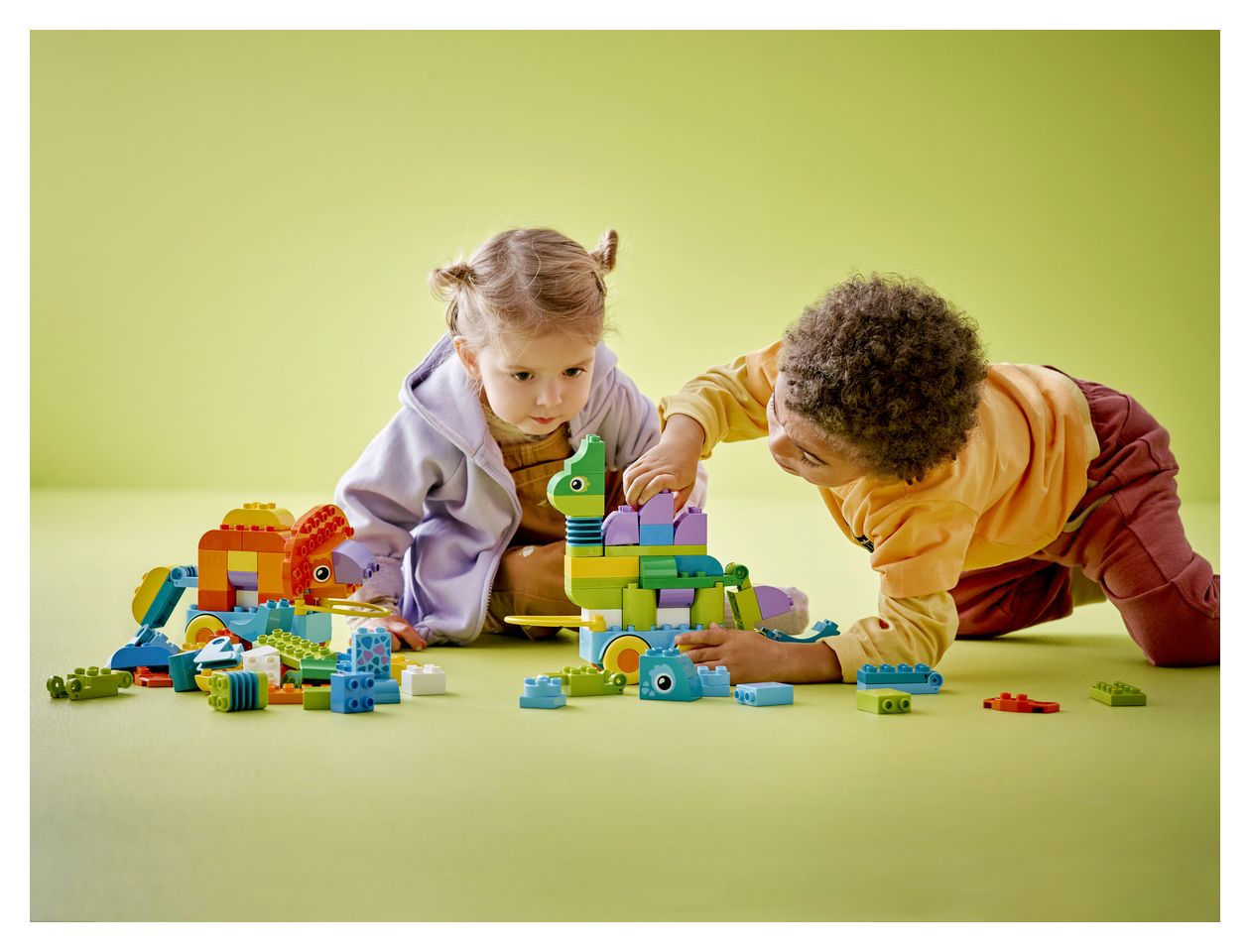 Dinos auf Rädern 3-in-1-Set 