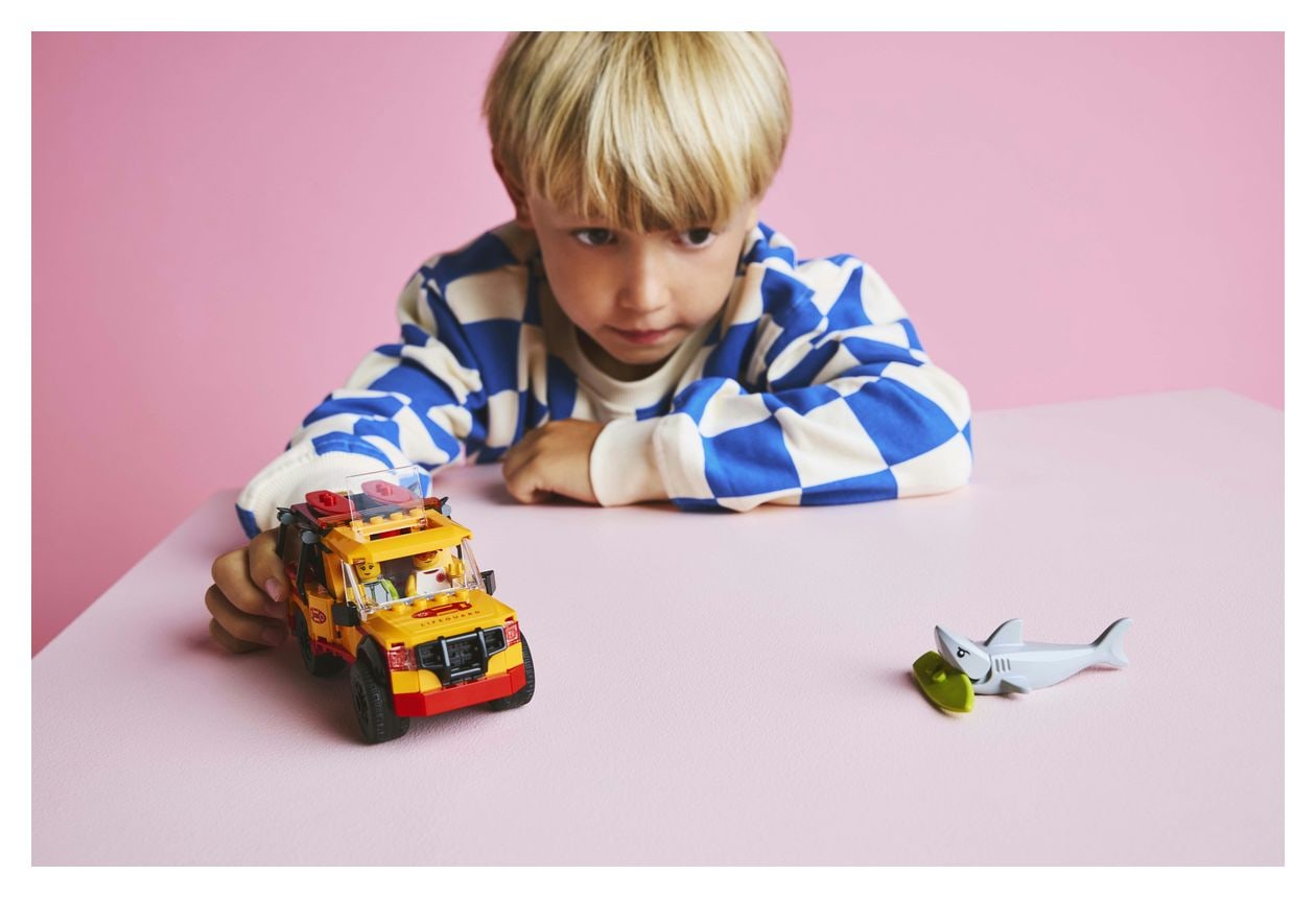 Einsatzfahrzeug der Rettungsschwimmer 