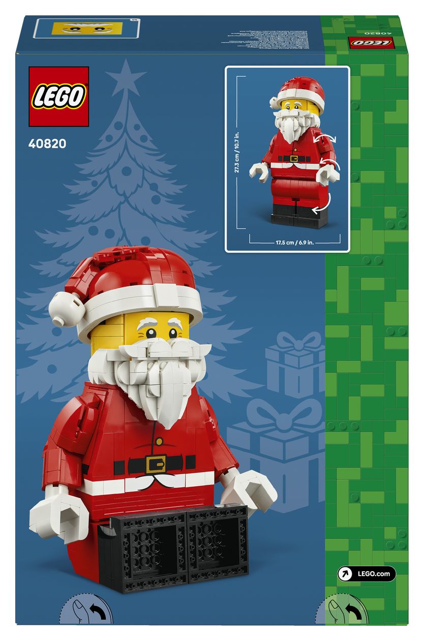 Große Weihnachtsmann-Minifigur 