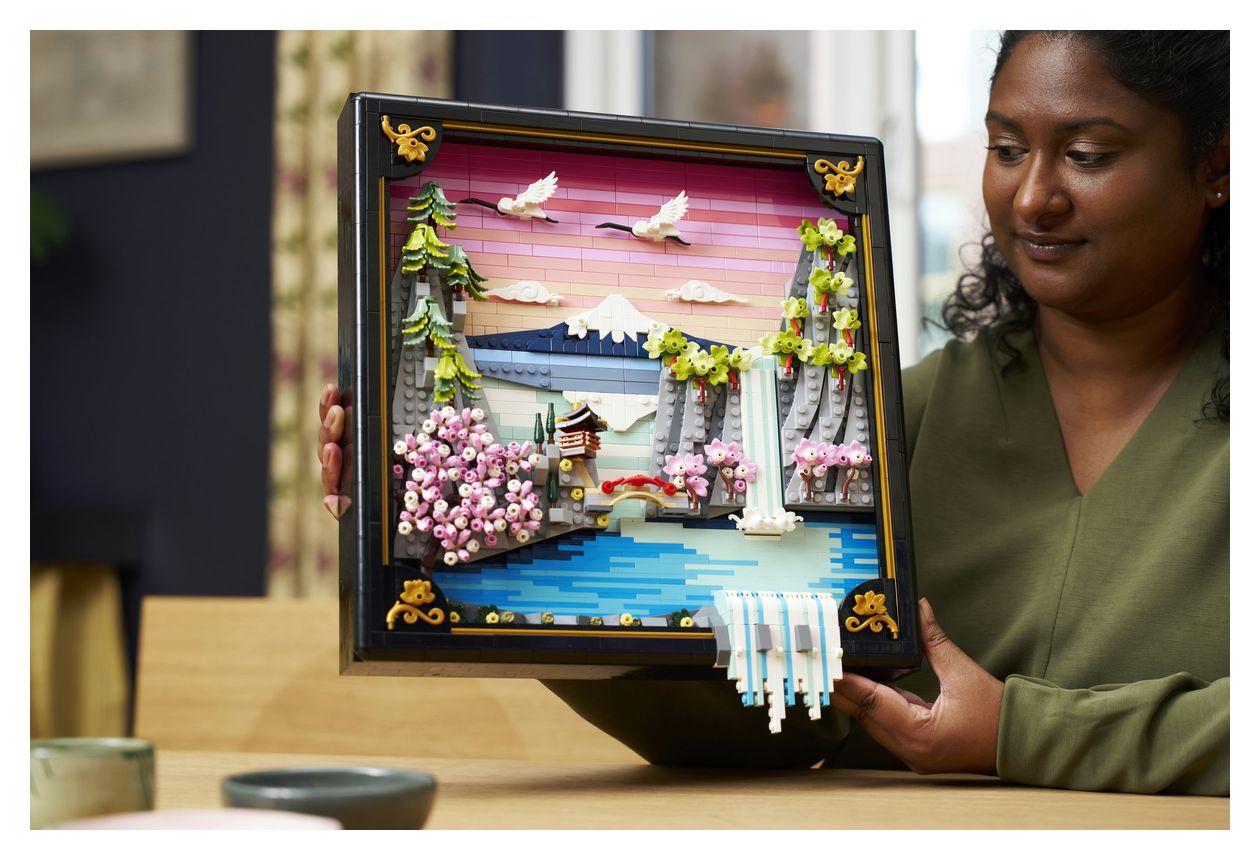 Japanische Kirschblütenlandschaft 