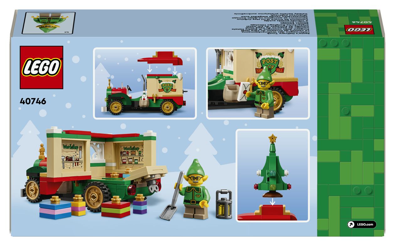 Lieferwagen des Weihnachtsmanns 