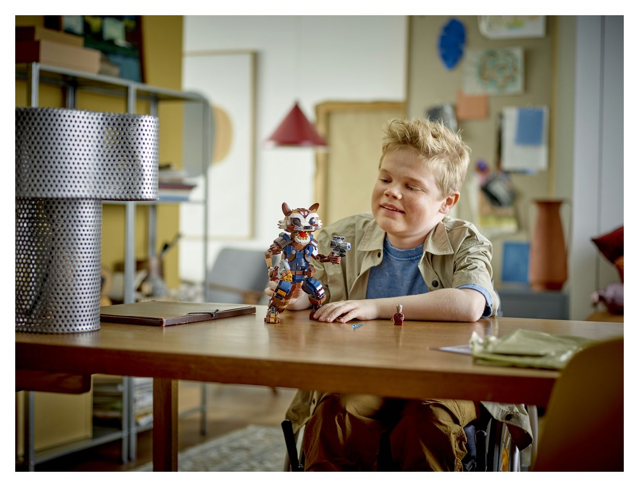 Marvel Rocket und Baby Groot Bauset 566 Teile  (Mehrfarbig) 