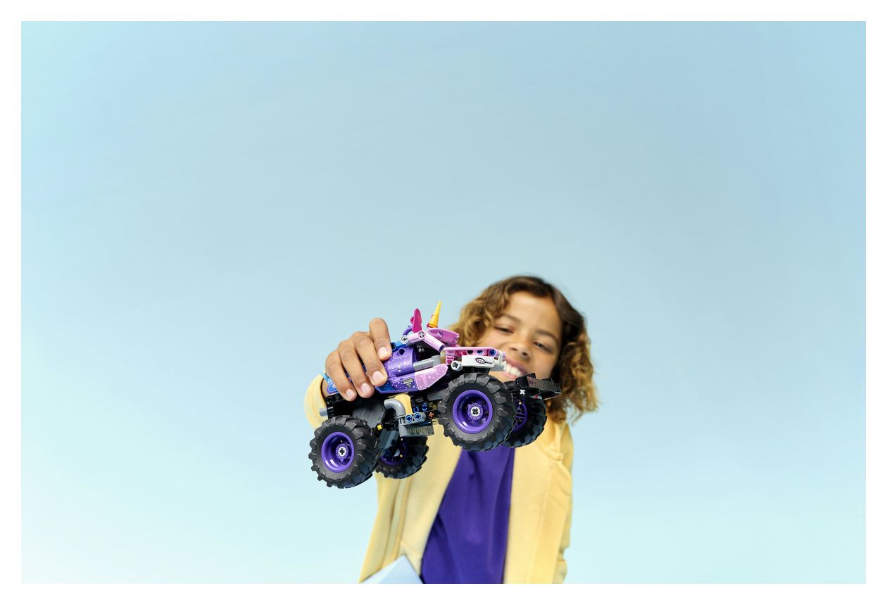 Monster Jam™ Sparkle Smash™ mit Rückziehmotor 