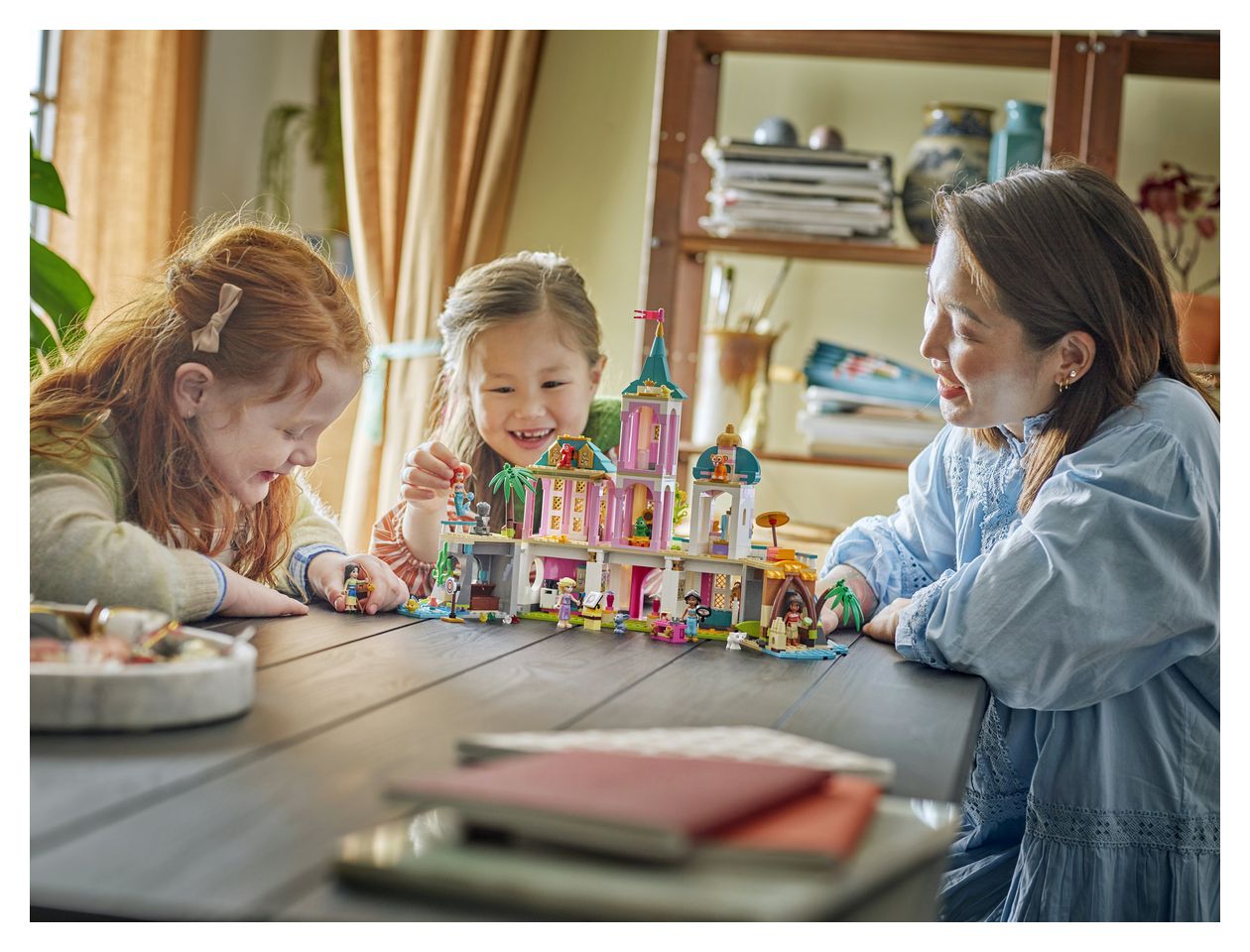 Prinzessinnenschloss mit Haustieren 