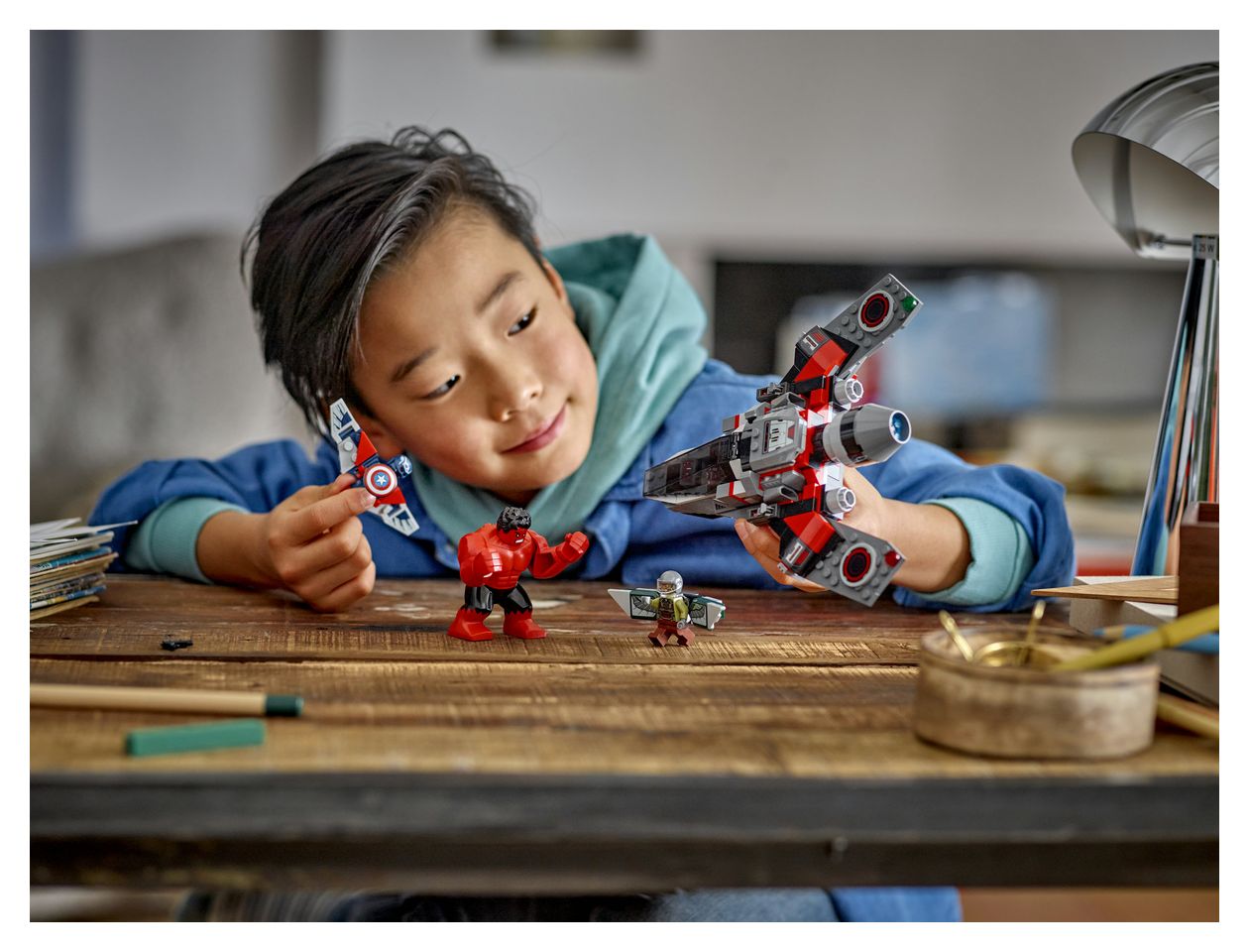 Showdown zwischen Captain America und Red Hulk 