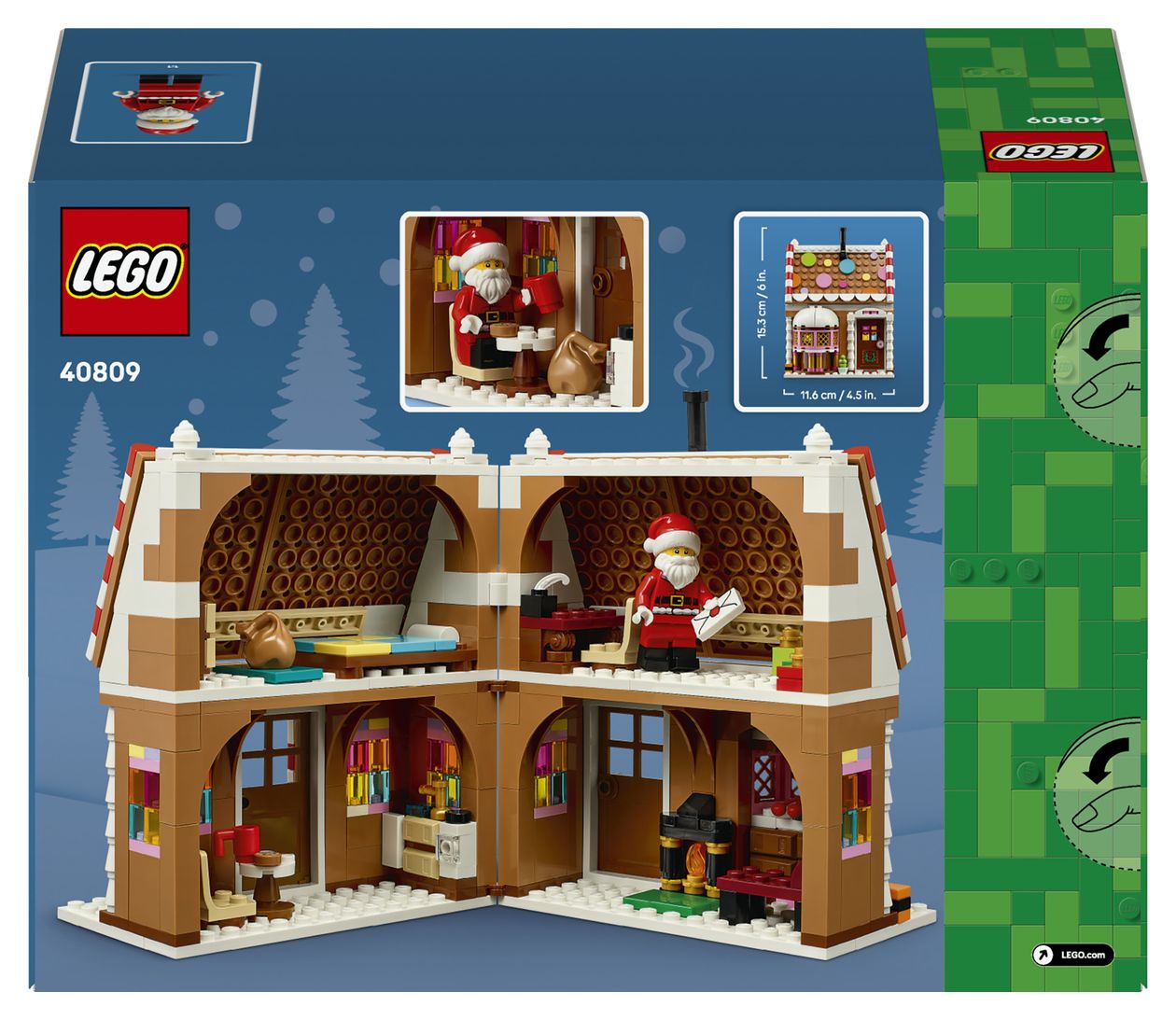 Weihnachtliches Lebkuchenhaus 