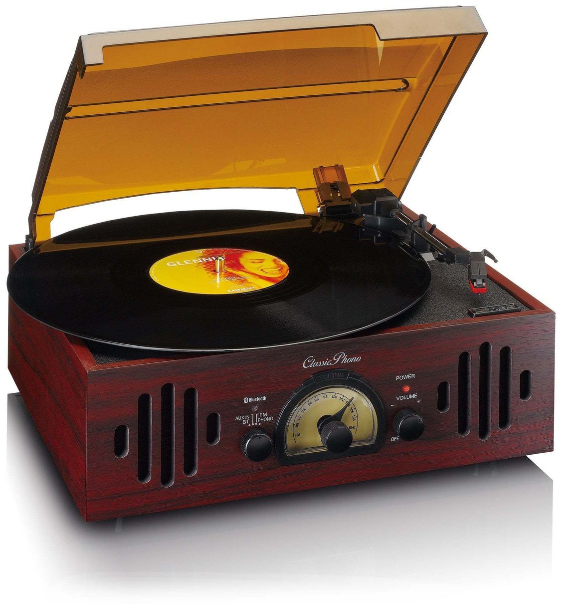 TT-43WA Classic Phono Audio-Plattenspieler mit Riemenantrieb 