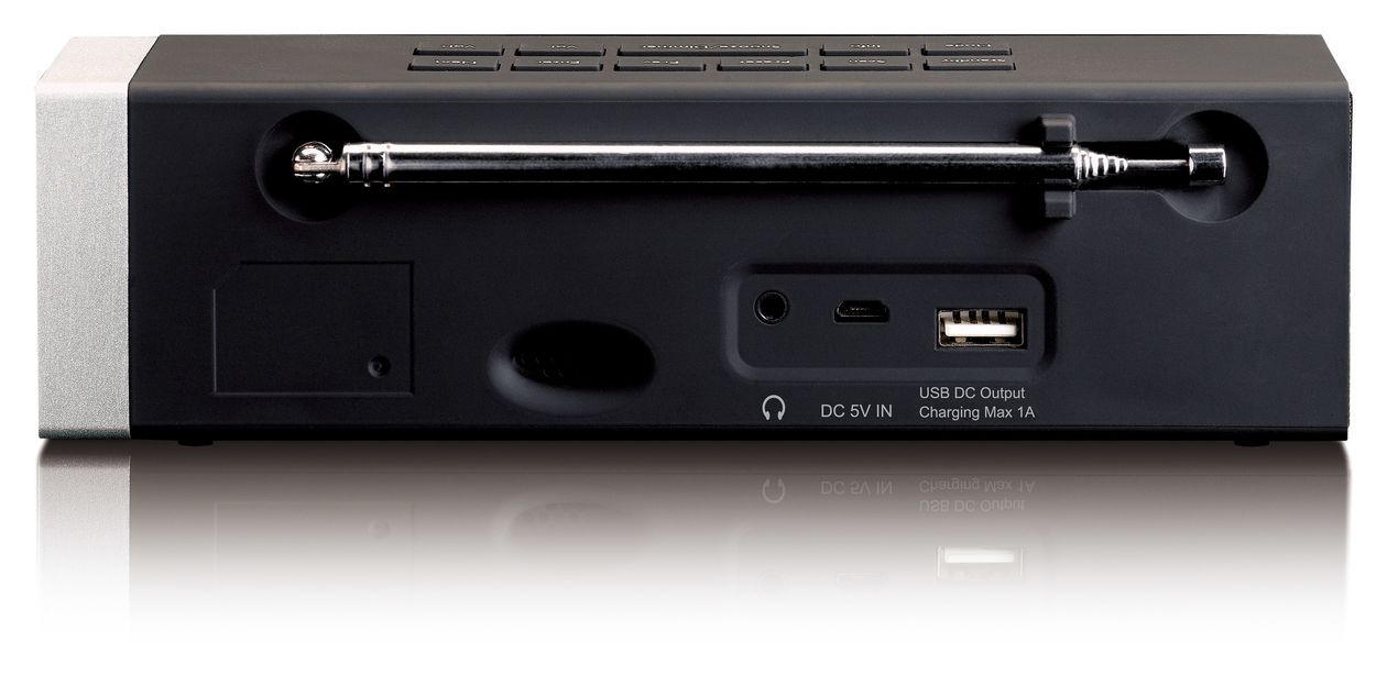 CR-630 DAB+, FM Radio Uhr  (Schwarz) 