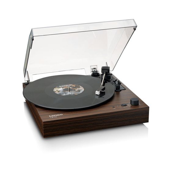 LS-15WD Audio-Plattenspieler mit Riemenantrieb  (Holz) 