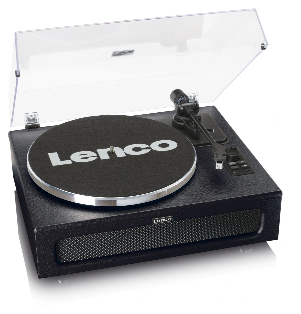 LS-430 Audio-Plattenspieler mit Riemenantrieb  (Schwarz) 