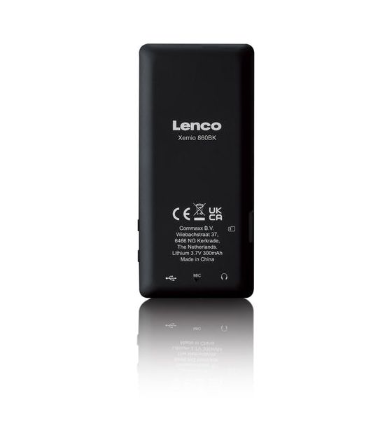 Xemio-860 MP3 Spieler 8 GB  (Schwarz, Grau) 