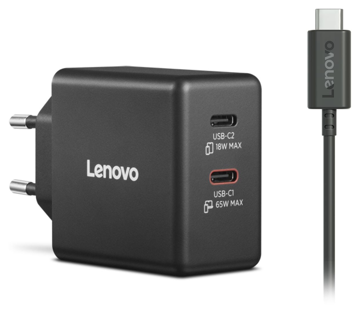 Dual USB-C 65W GaN Charger 