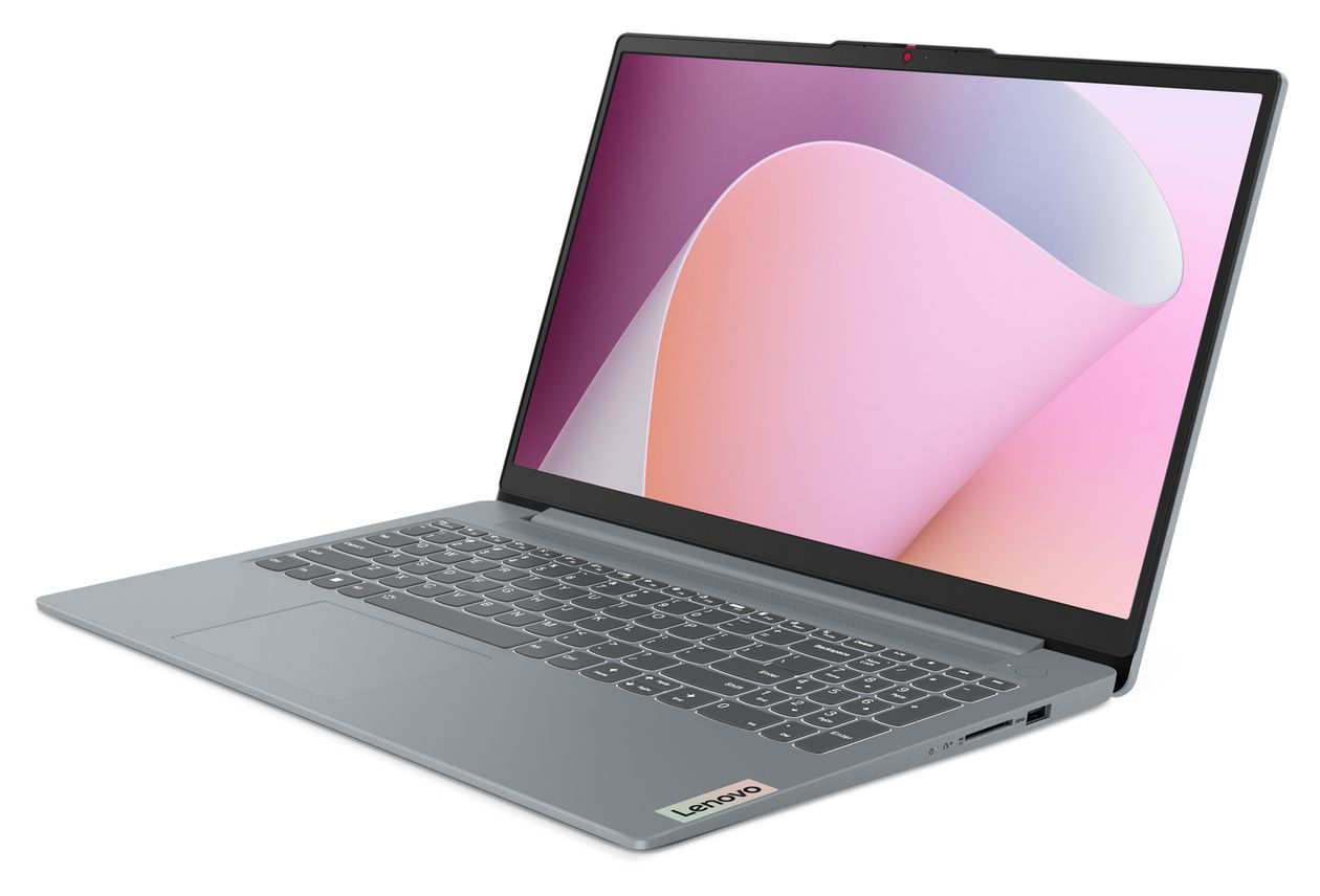 IdeaPad Slim 3 15AMN8 Full HD Notebook 39,6 cm (15.6 Zoll) 1920 x 1080 Pixel 8 GB Ram 512 GB SSD Windows 11 Home AMD Ryzen 3 max. 4,1 GHz intern  (Grau) 